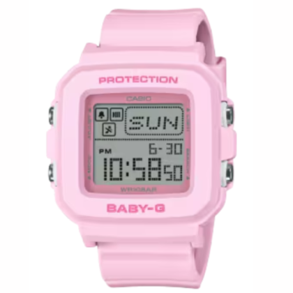 Casio Baby-G BGD-10-4 Pink Resin Band Women Sports Watch